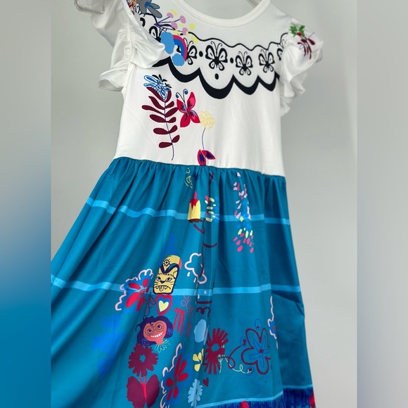 Girls Encanto Cosplay Isabella Dress - Picture 3 of 4